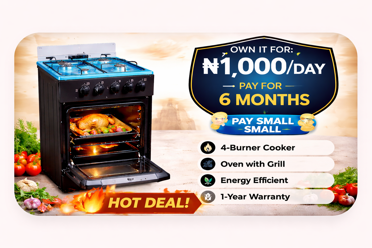 Oven Gas 