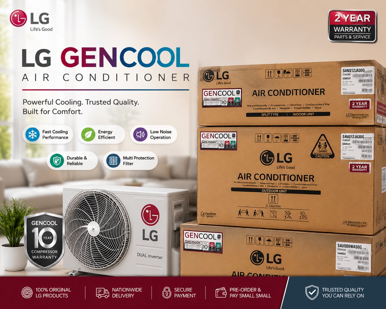 LG GEN COOL AC