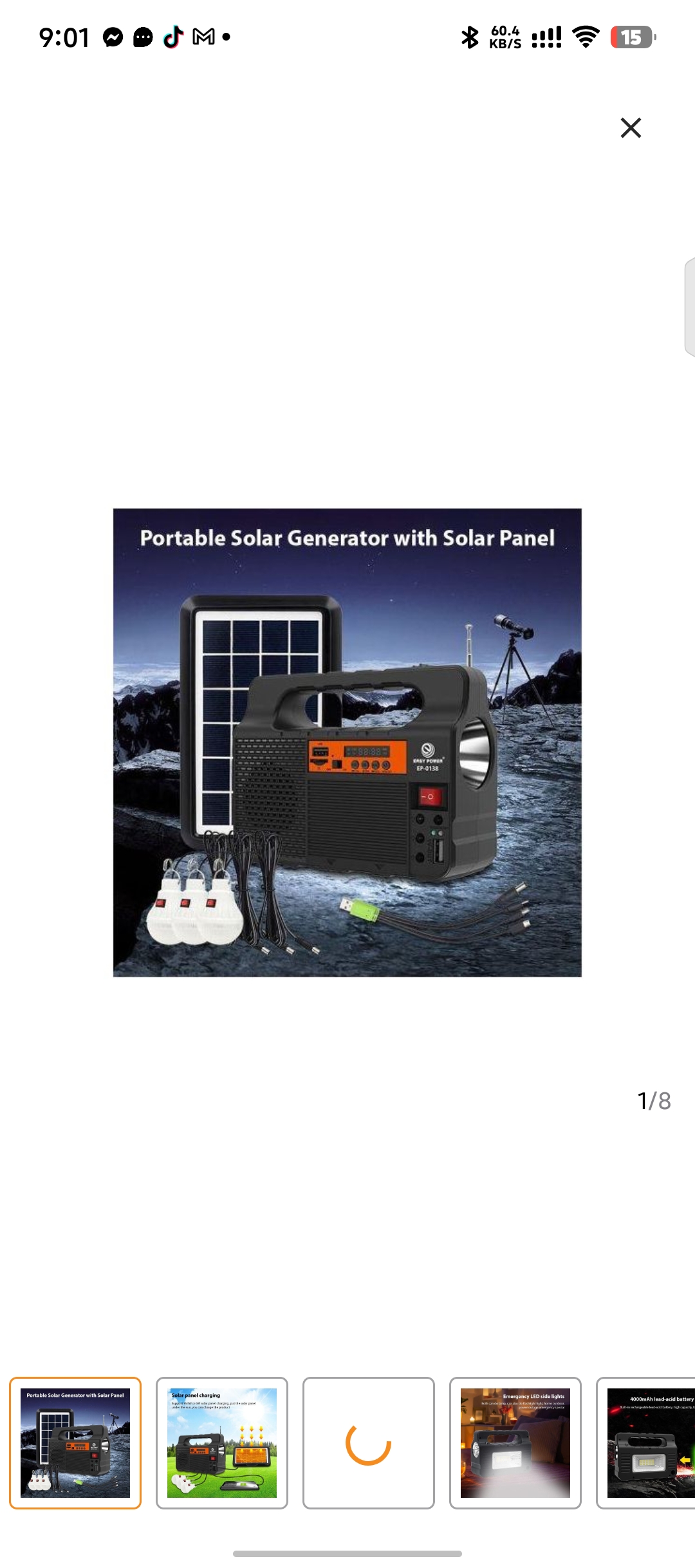 Solar generator