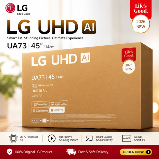45-inch LG Smart Television 